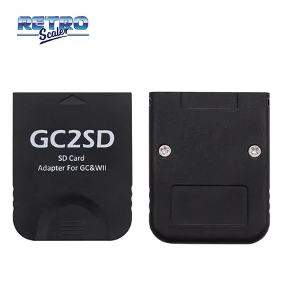 RetroScaler GC2SD GC To SD Card Adapter Memory TF Card Adapter SD Card Reader For NGC Game Console