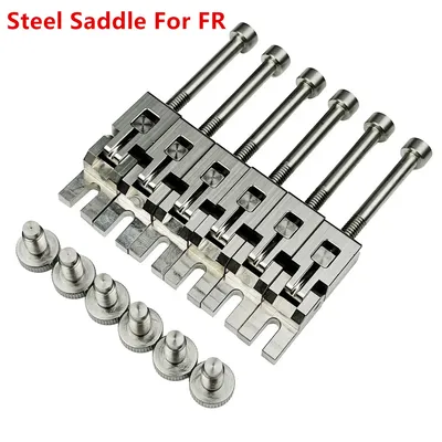 【Made in Japan】 1 Set ( 6/7 PCS ) Electric Guitar Bridge Stainless Steel Saddle For FR Floyd Rose