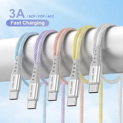 3A Fast Charging USB Type C Cable For Oneplus Samsung S23 Xiaomi POCO Cell Phone USB C Cable Type-C