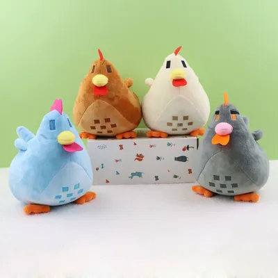 20cm Stardew Valley Chicken Pillow Plush Soft Stuffed Animal Toys Cartoon Stardew Valley Children