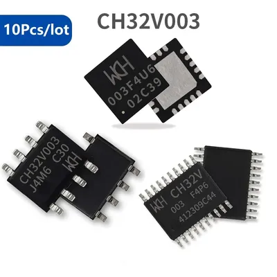 10Pcs/lot CH32V003 industrial grade 32-bit general-purpose RISC-V MCU TSSOP20/QFN20/SOP16/SOP8 WCH