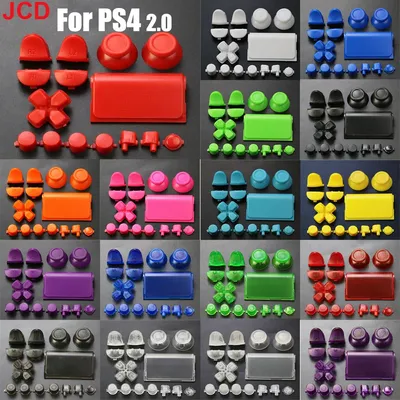 JCD 1Set L1 R1 L2 R2 Trigger Buttons Set replacement For PS4 2.0 Controller JDS 001 JDM 010 Buttons