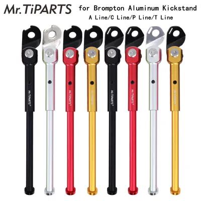 Mr.Tiparts Aluminum Alloy 16 Inch Kickstand for Brompton Bike C Line A Line P Line T Line