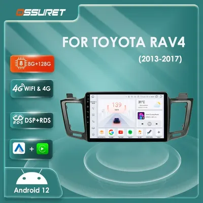 Android 13 Auto Car radio For Toyota RAV4 RAV 4 2013 2014 2015 2016 2017 Multimedia player 4G Carplay 2din GPS Stereo Autoradio