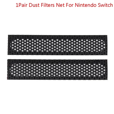 1Pair Dust Filter Cooling Net Dustproof Protector Cover Mesh Stickers For Nintendo Switch NS Console