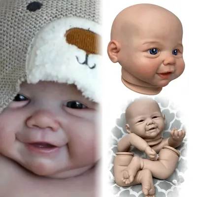 45cm Vivienne Kit Reborn Unassembled DIY Newborn Doll Kits Handmade 3D Painted/Unpainted Lifelike