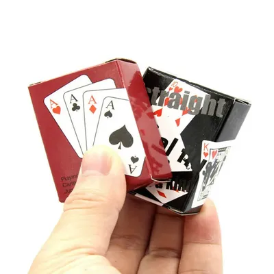 New Mini Cute Poker Cards - Playing Game - Creative Child Gift - Outdoor Climbing Travel Accessories