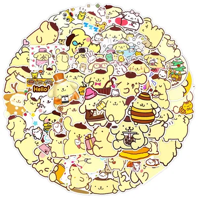 10/30/50PCS Cute Pompompurin Anime Cartoon Stickers DIY Scrapbook Phone Laptop Guitar Stationery Kid