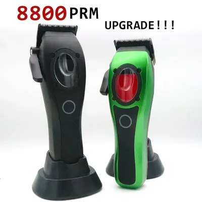 Professional Hair Clipper Hair Cutting Machine Electric Men's Trimmer with Seat Charger 8000RPM DLC
