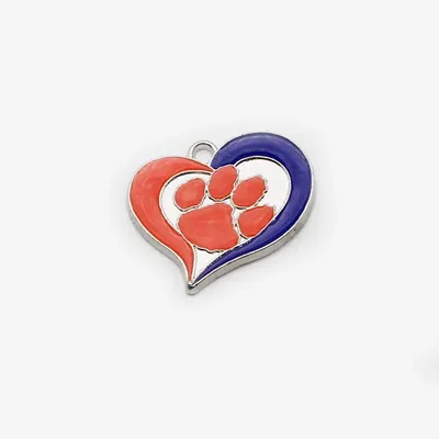 Enamel Hearts American university 12pcs/lot G Sport Charm Dangle Charms Diy Jewelry Accessory