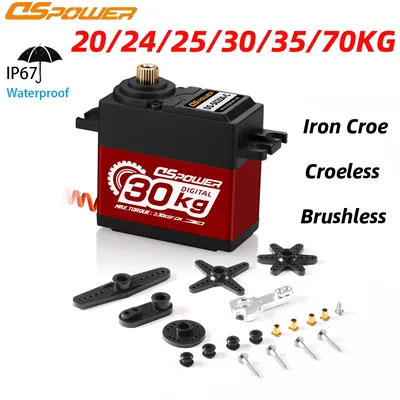 DSpower waterproof Servo high torque brushless motor Digital servo 35kg 70kg RC servo for 1/8 1/10