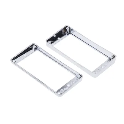 LP Electric Guitar Pickup Curved Frame High and Low Curved Frame Set Chrome-Plated Plastic Guitar