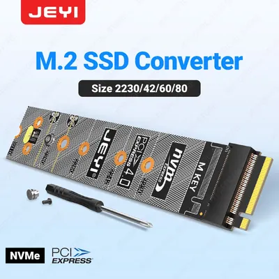 JEYI M.2 NVMe SATA Protection PCB Board Converter PCIe 4.0 Solid State Drive Protector Adapter Support 2280 Lengthened to 22110