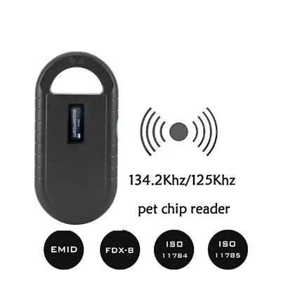 Pet ID Reader 134.2Khz Chip Transponder FDX-B Pet Scanner ISO11784/5 Animal RDID USB Dog Cat Horse