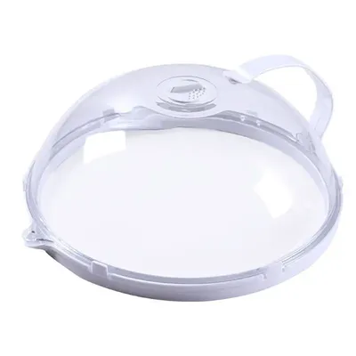 Microwave food splash proof cover, household oven heating cover, plate transparent cover, handle,