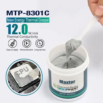 12W/mk Maxtor Thermal Paste Grease for AMD Intel Processor CPU Cooler Computer Cooling Fan VGA GPU