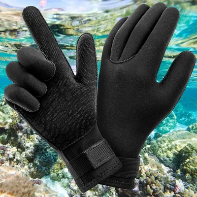 Diving Gloves Surfing Wetsuit Gloves 3mm Neoprene Thermal Anti Slip Flexible For Spearfishing