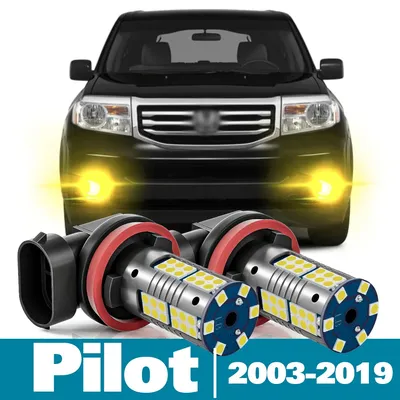 2pcs LED Fog Light For Honda Pilot Accessories 2003-2019 2005 2006 2007 2008 2009 2010 2011 2012
