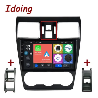Idoing 9"Car Radio Player For Subaru WRX 2016-2021 GPS Navigation Carplay And Android Auto Head Unit Plug And Play 360°Panorama