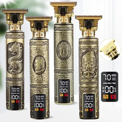 2025 T9 0mm Electric Hair Trimmer For Man Cordless Clippers Professional Beard Hair Cutting Machine