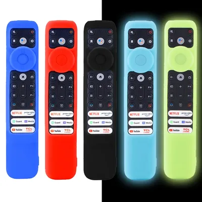 1 Piece Luminous Silicone Case for TCL RC902V FMR1 Voice Remote TCL LED Smart TV Remote Control Case