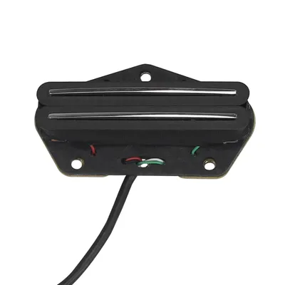 FLEOR Alnico 5 Hot Dual Rails Pickup Guitar Mini Humbucker Bridge Pickup fit for TL Guitar,6K/9K/12K