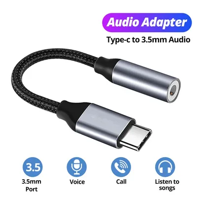 USB Type C To 3.5mm Aux Adapter Type-c 3 5 Jack Audio Cable Earphone Cable Converter for Samsung