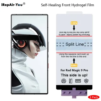 3Pcs Screen Protector For ZTE Nubia Z70s Z70 Ultra Z60 Ultra Z60S Pro Red Magic 10 Air Pro+9 8 8s Pro Plus Front Hydrogel Film