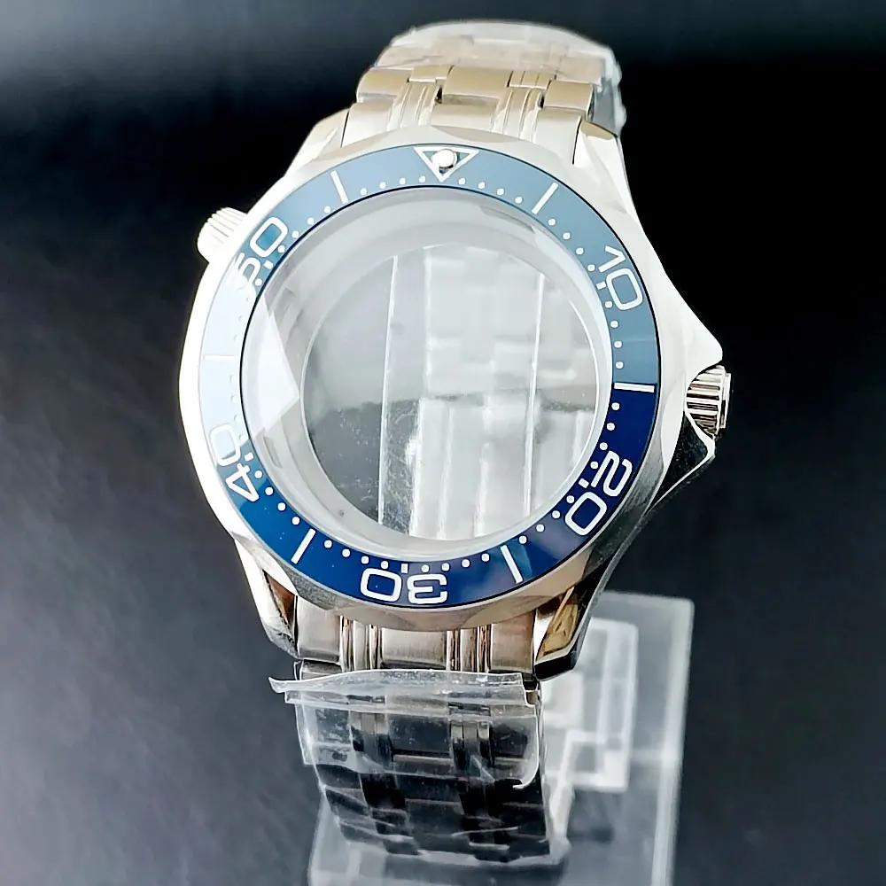 42mm Luxury Brand Men's watches case for NH34/NH35/NH36 Movement 20mm strap watch accessories Sapphire Wristwatches Watch Box