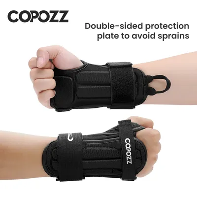 COPOZZ 1 Pair Roller Skating Wrist Support Gym Ski Wrist Guard Skating Hand Snowboard Protection