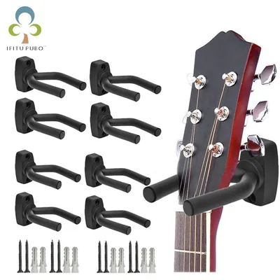 2/4/6/10Pcs Guitar Hanger Holder Hook Wall Mount for Electric Acoustic Guitars Strings guitar pick