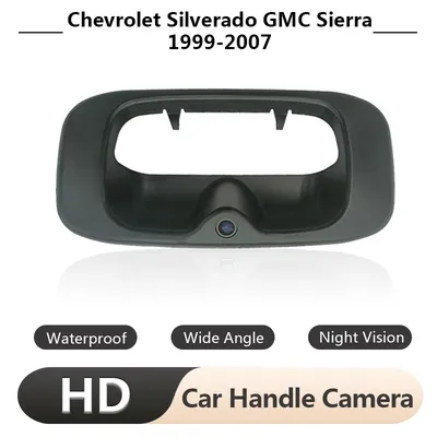 High definition waterproof rear view tailgate handle reversing camera for Chevrolet Silverado GMC