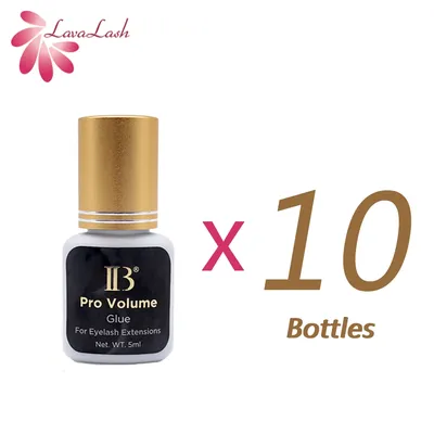 New IB Pro Volume Eyelash Extension Glue 1S Fast Dry Long Last Korea Original Strong Cola 5ml Fake