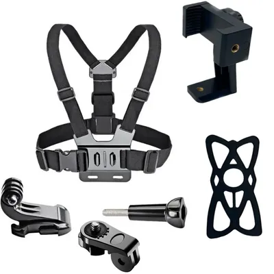 Chest Strap Rotate Phone Mount for iphone Smart Phone Belt Body Harness Holder for Gopro Hero 12 11