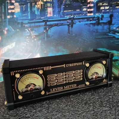 RGB Light Voice Controller with Backlight, Analog VU Level Meter, Pickup Lamp, Home Accessories, Desktop Decorations