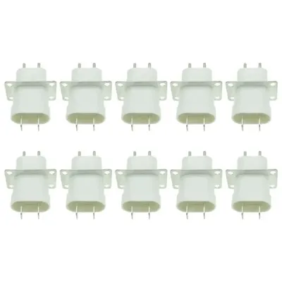 M2EE Pack of 10 Durable Microwave Oven Spare Parts Pin Sockets Microwave Oven Magnetron Plugs