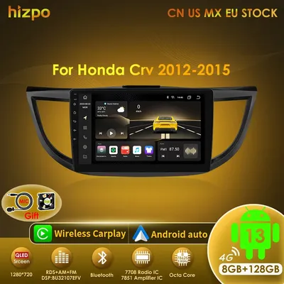 Hizpo Android For Honda CRV CR-V 2012 2013 2014 2015 2016 Car Radio Multimedia Video Player Navigation Stereo 2 Din Carplay GPS