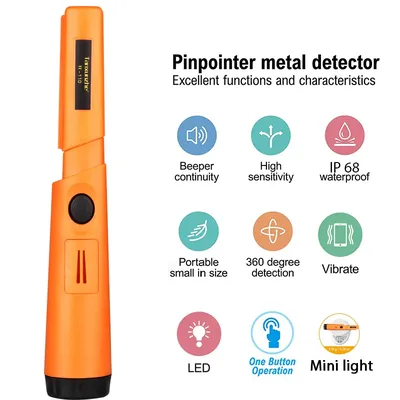 Portable TC-110 Metal Detector pointer Pinpoint GP-pointer Hand Held Metal Detector Positioning Rod