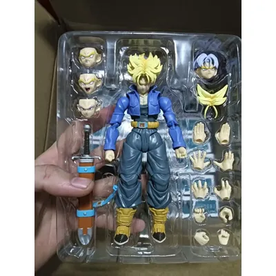 Shfiguarts Dragon Ball Trunks Figure SHF Trunks Boy From Future Collection Model DBZ Toy Anime Action Figures Birthday Gift