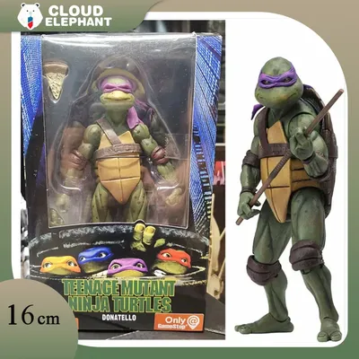 16cm Neca Figure Ninja Turtle Anime Figures 1990 Film Version Limited Edition Model Figurine