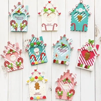 KSCRAFT Gingerbread House Shaker Metal Cutting Dies Stencils for DIY Scrapbooking Decorative