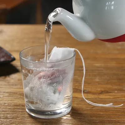 500/1000 Pcs Disposable Tea Bags Empty with String Heal Seal Bag for Non-woven Paper bags ware