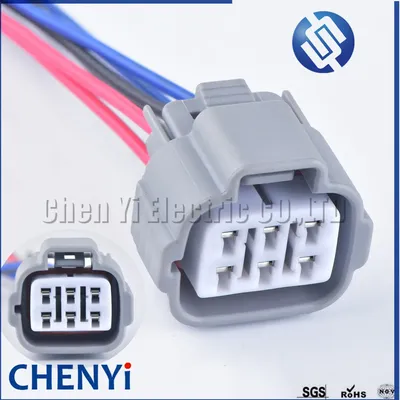 6 Pin Accelerator Pedal Light Lamp plug Air conditioner compressor plug 6189-0323 6188-0175