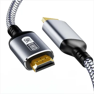 Vothoon 8K Cable 2.1 120Hz 4K HDMI-Compatible 2.1 Cable 8K Ultra High Speed HDR eARC for HDTV Box