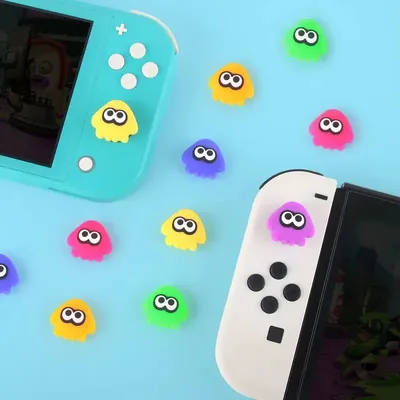 Cute octopus Joycon thumb handle for Switch, Switch OLED, Switch Lite, Nintendo Switch 3D game