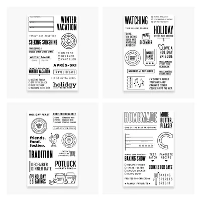 KLJUYP English Words Clear Stamps 2022 Scrapbook Paper Craft Clear stamp scrapbooking
