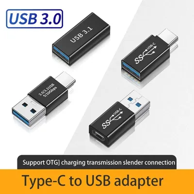 USB 3.1 Type C to USB 3.0 Male to Female Converter Mini OTG Adapter 5Gbps Data Cable Connector