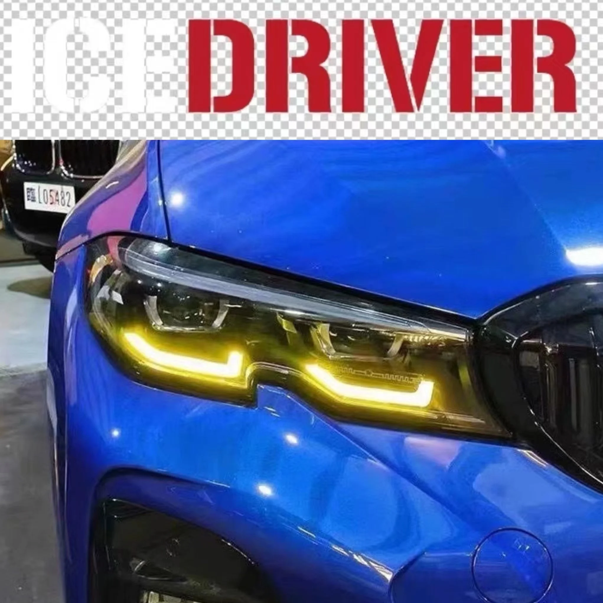 Icedriver for BMW 3 series CSL Yellow G20 G21 G28 Laser DRL multicolor LED boards daytime running lights Red RGBW Module Amber