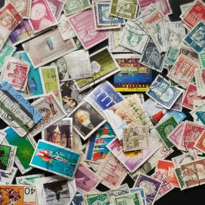 Germany 50/100 Pieces / Lot All Different Used Rand Postage Stamps With Post Mark In good Condition