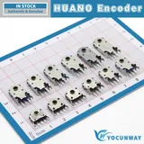 HUANO 4.5-5-5.5-7-9-10-11-12-12.6-13-14-15mm New Rotary Mouse Scroll Blue Black Wheel Encoder 1.74mm